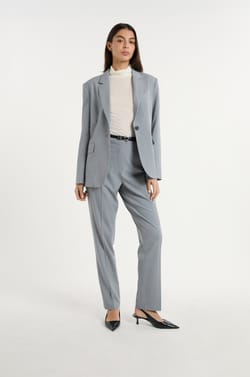 Veste blazer &agrave; boutons;${refinementColor}