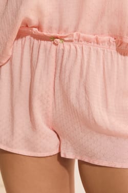 Short de pyjama avec d&eacute;tail fleur;${refinementColor}