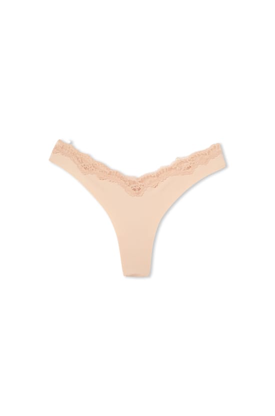 Thong With Lace Detail;${refinementColor}