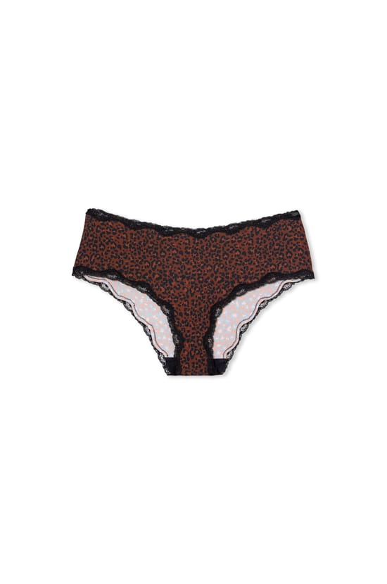 Shorty avec d&eacute;tails dentelle;${refinementColor}