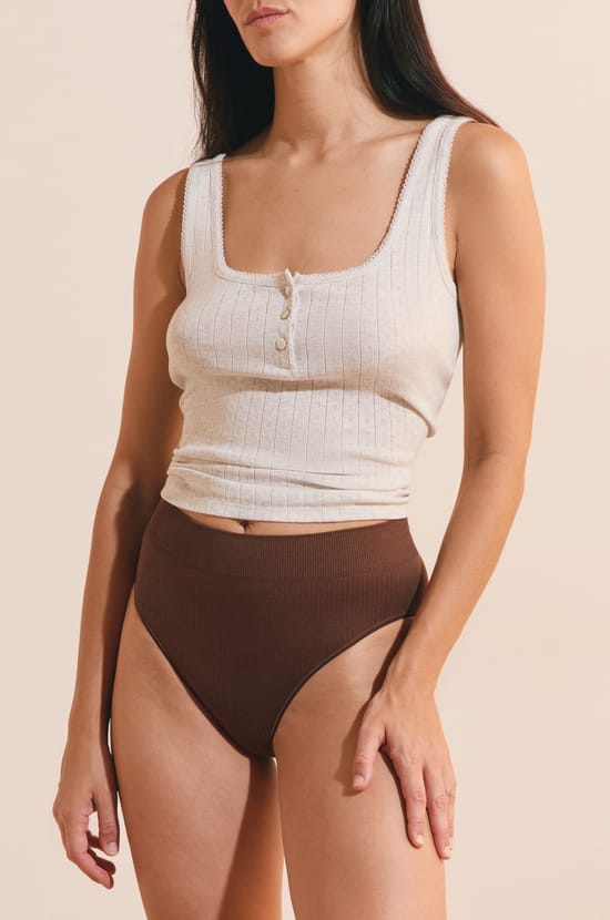 Culotte midi &eacute;chancr&eacute;e;${refinementColor}