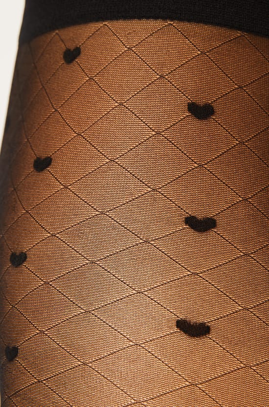 Fashion Tights with Heart Dots;${refinementColor}