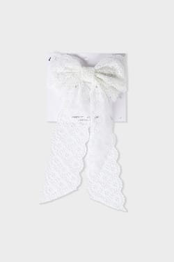 Haarspeld met geborduurde strik;${refinementColor}