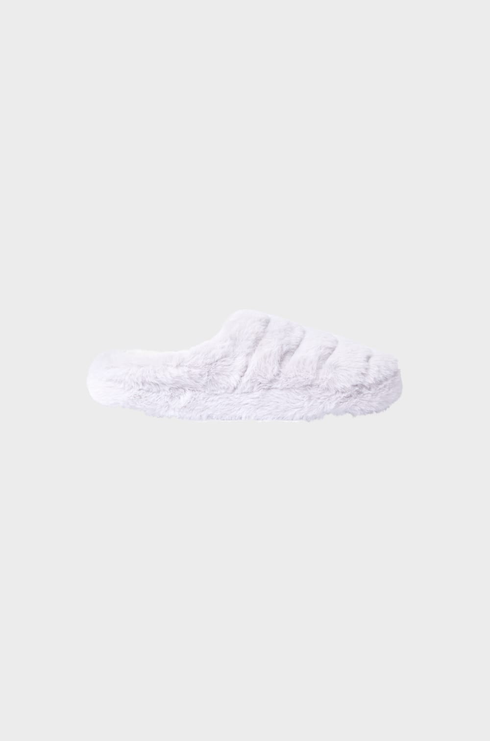 Chaussons mules en polaire fourrés;${refinementColor}