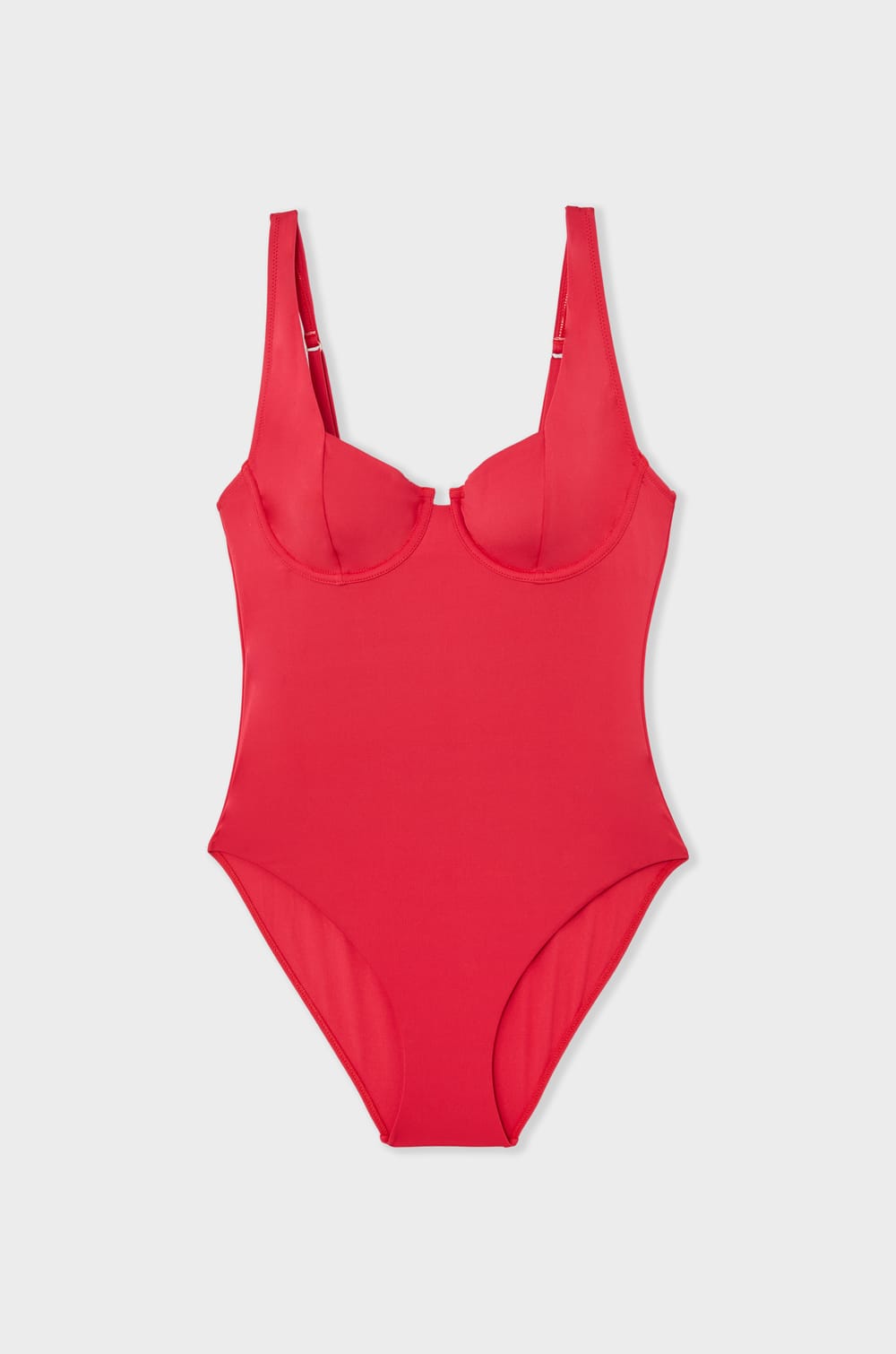 One-Piece Swimsuit with Underwires;${refinementColor}