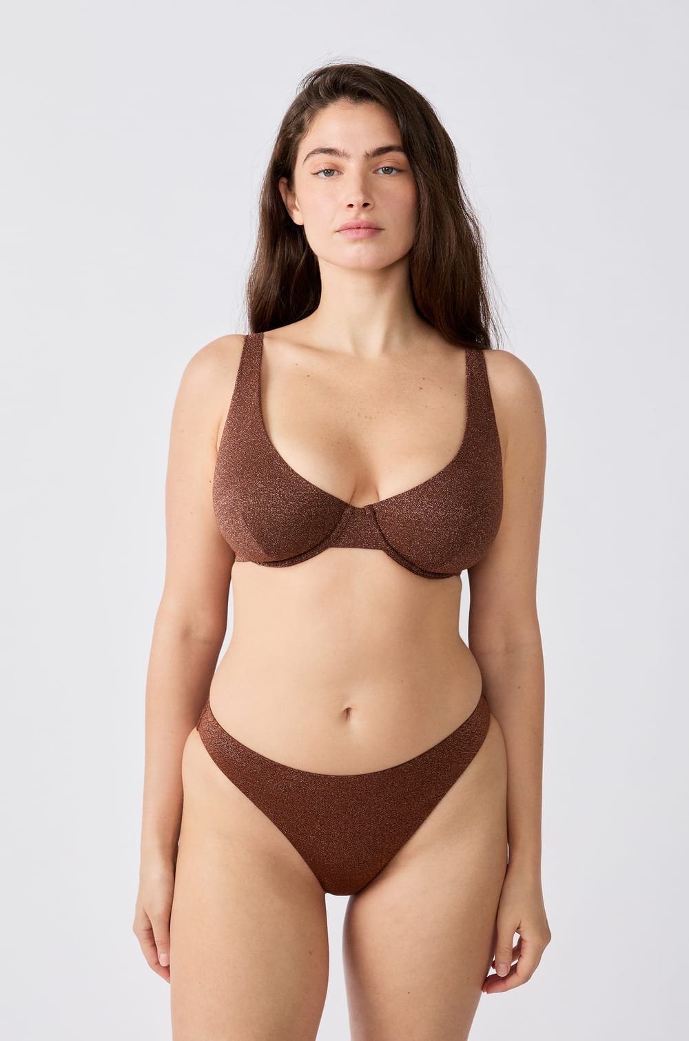 Triangle haut de maillot pailleté;${refinementColor}