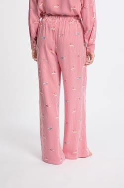 Patterned Pajama Pants;${refinementColor}
