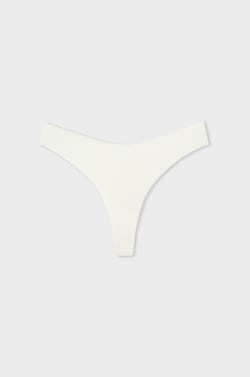 Bavlněné bezešvé tanga;${refinementColor}