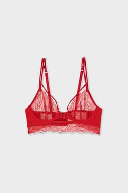 Lace Bustier Bra;${refinementColor}
