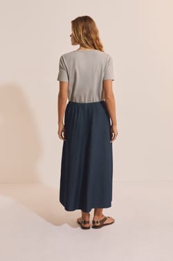 Robe longue en coton;${refinementColor}