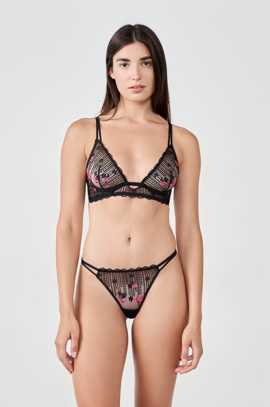 Soutien-gorge classique en dentelle;${refinementColor}