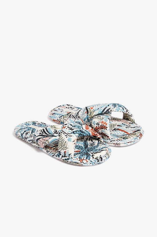 Chaussons mules ouvertes imprimés;${refinementColor}