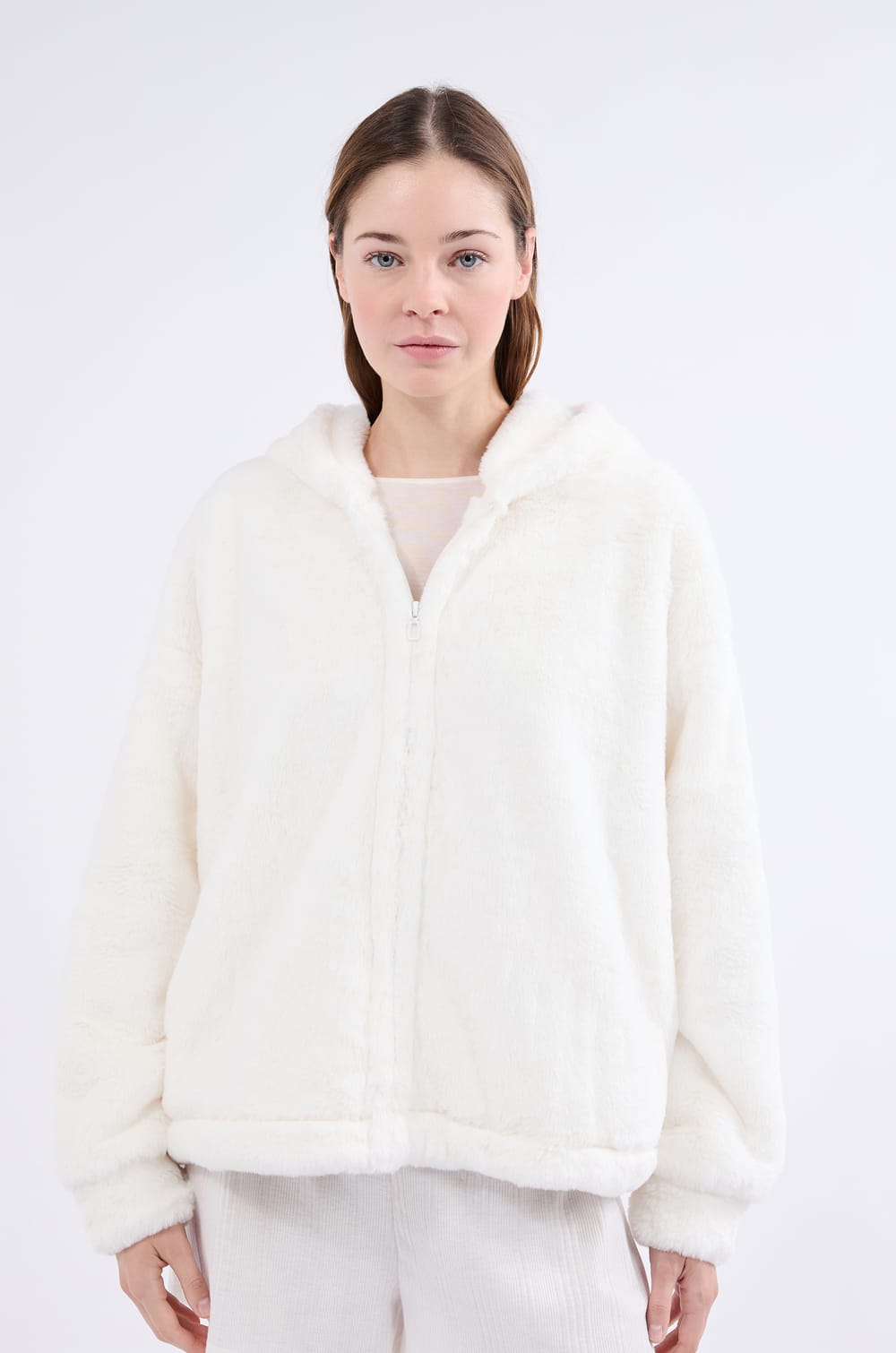 Veste à manches longues en polaire;${refinementColor}