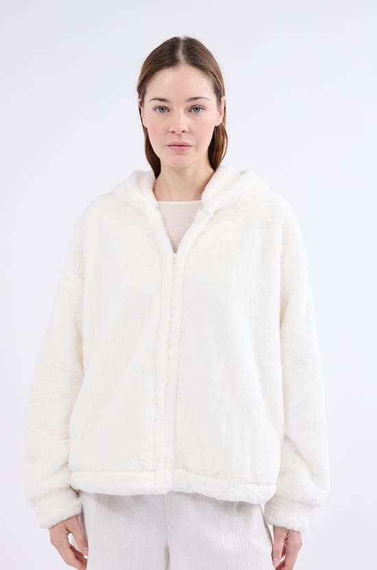 Veste à manches longues en polaire;${refinementColor}