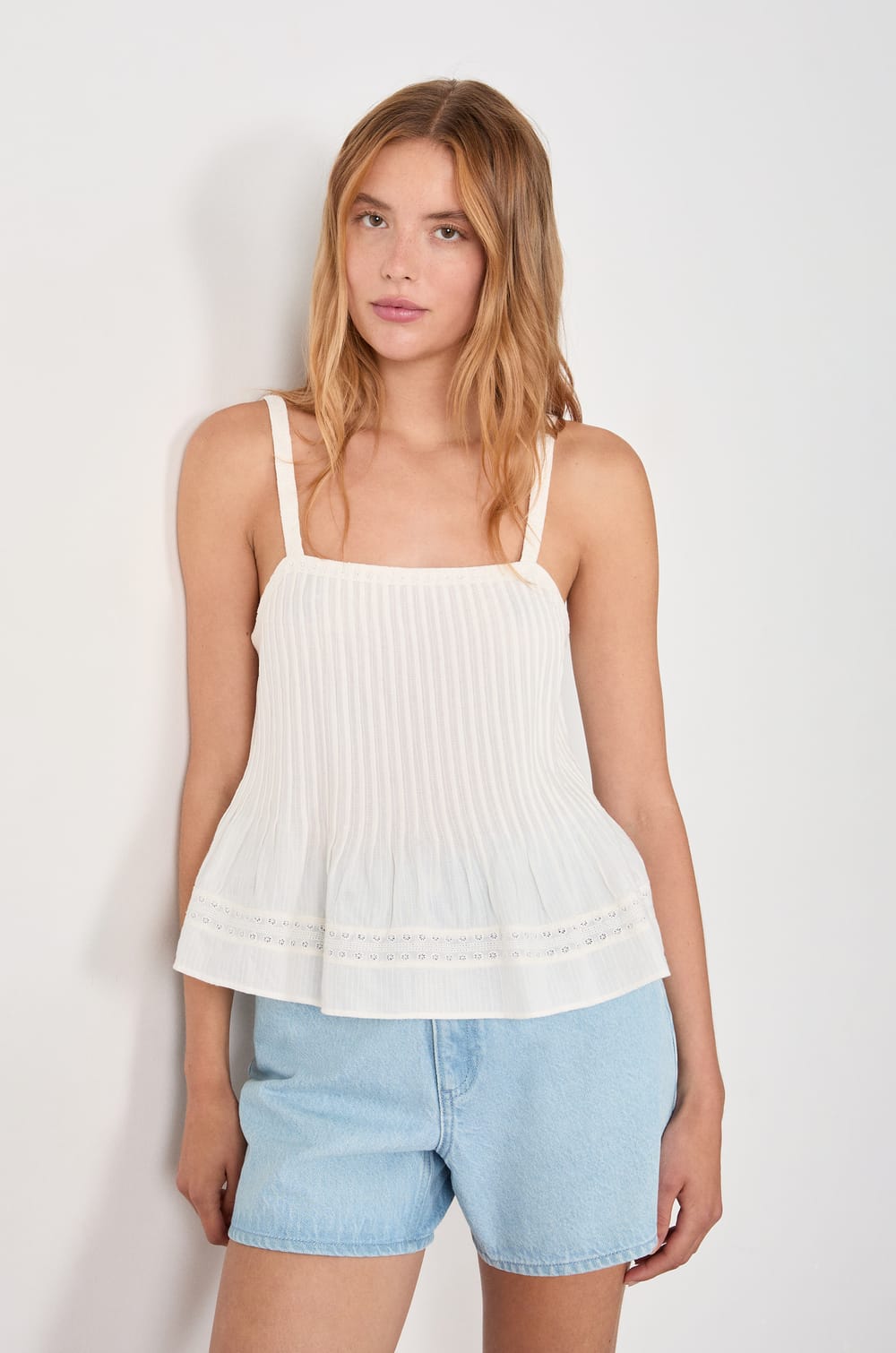 Cotton Tank Top;${refinementColor}