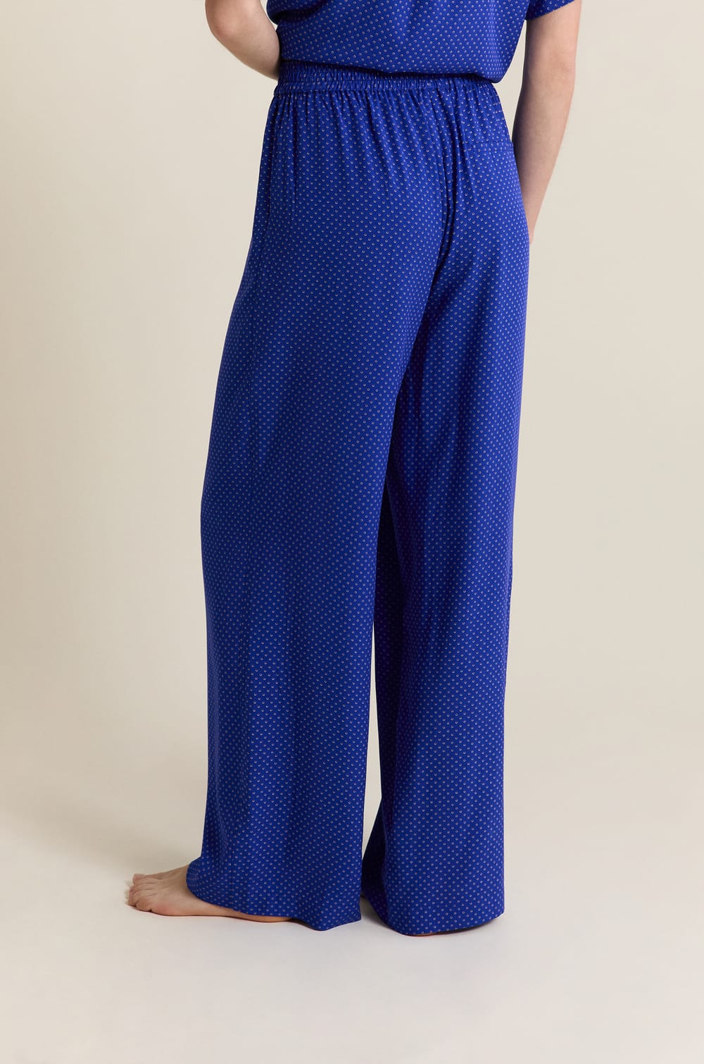 Pantalon de pyjama &agrave; pois;${refinementColor}