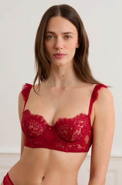 Beha N.9 - Balconette bustier in kant;${refinementColor}
