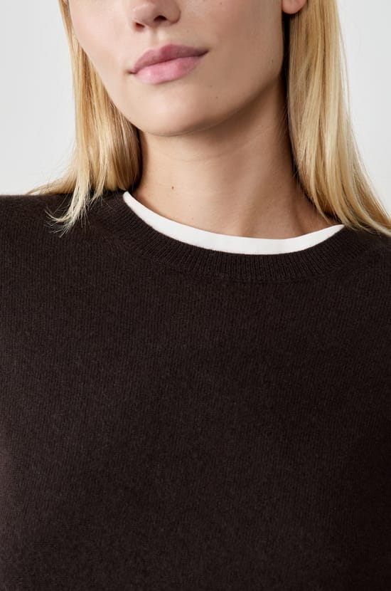 Pull col rond en cachemire;${refinementColor}