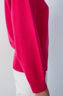 Round Neck Sweater with Wool;${refinementColor}
