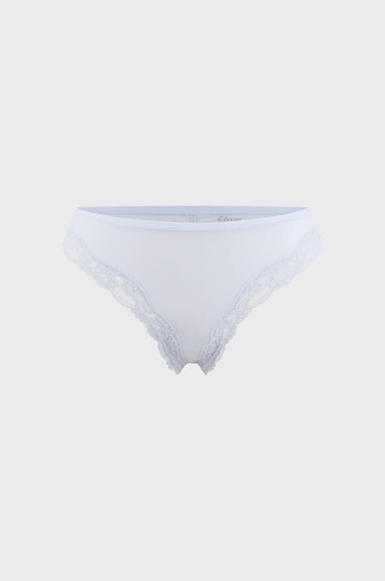 Microfibre and Lace Tanga;${refinementColor}
