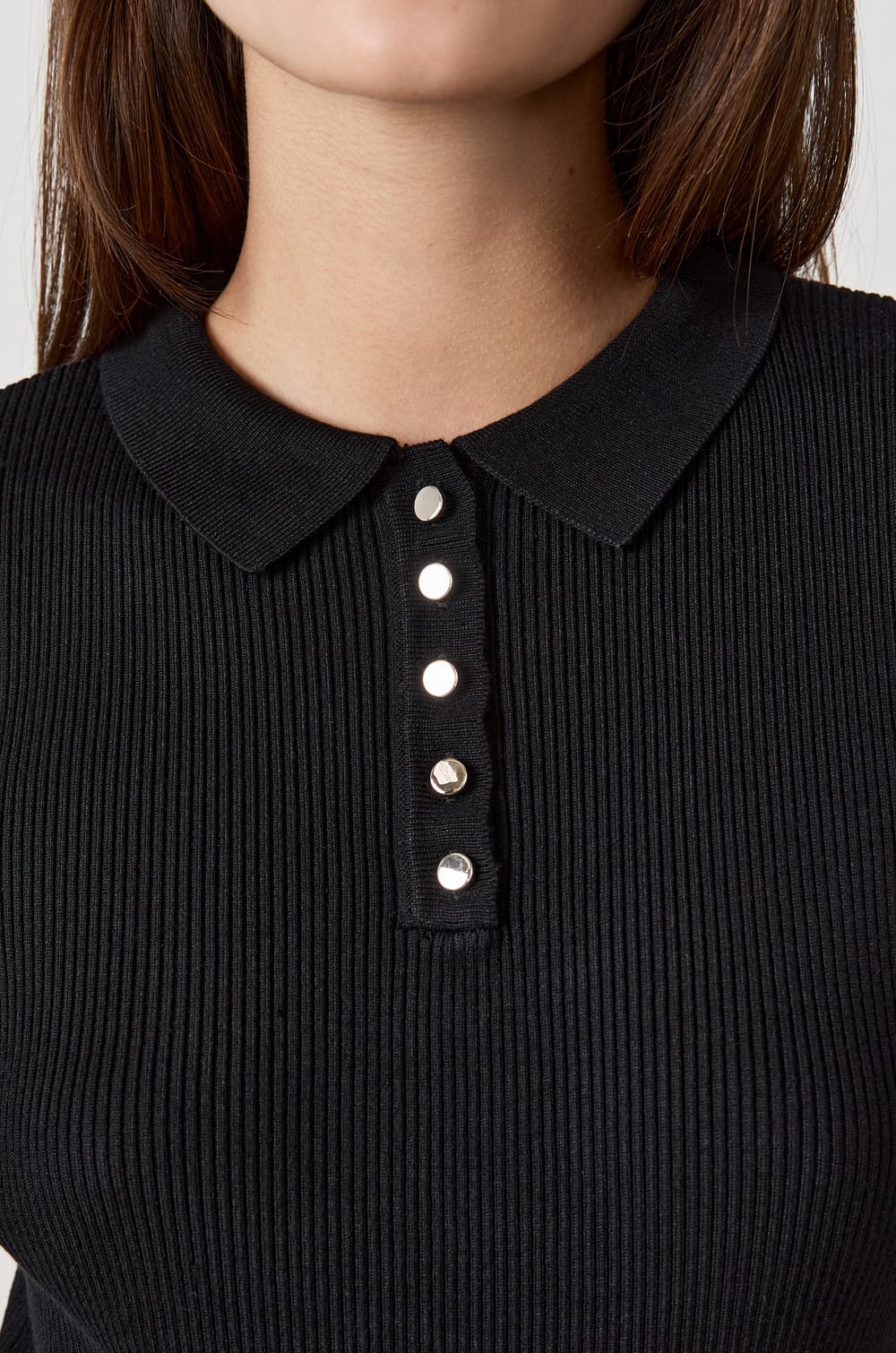 Short Sleeve Ribbed T-Shirt;${refinementColor}