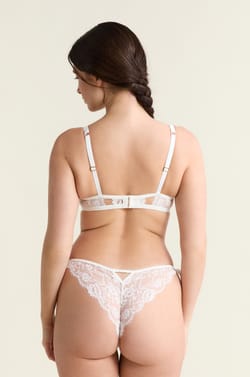 Soutien-gorge balconnet en dentelle;${refinementColor}