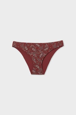 Printed Bikini Bottom Brief;${refinementColor}