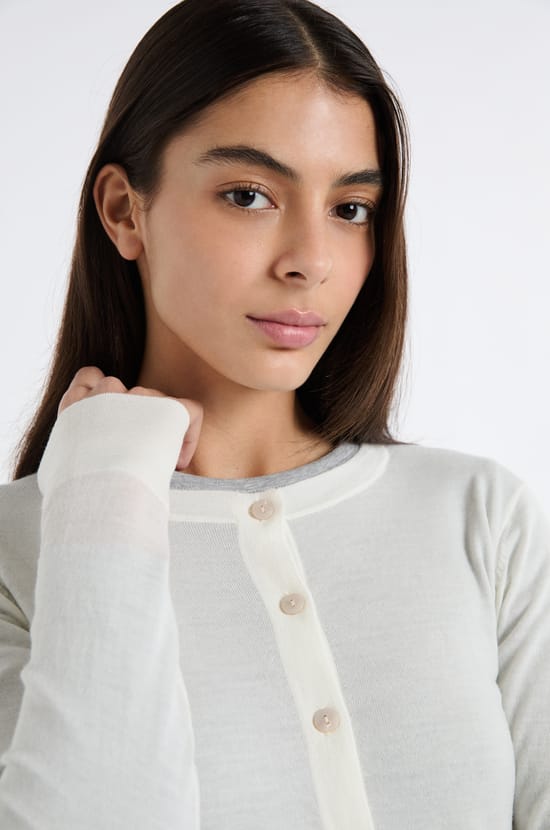 Wool Cardigan;${refinementColor}