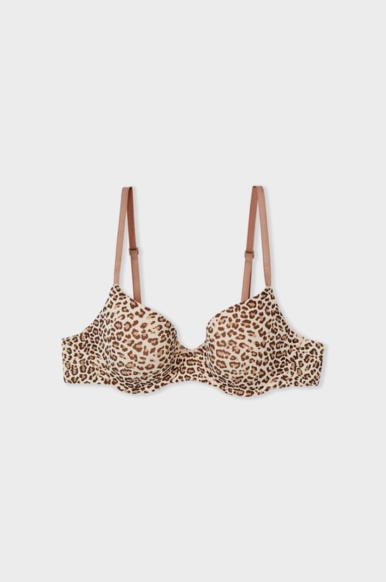 Soutien-gorge N.4 - Le coques fines - imprimé léopard;${refinementColor}