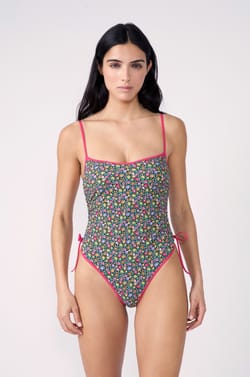 Floral One-Piece Swimsuit;${refinementColor}
