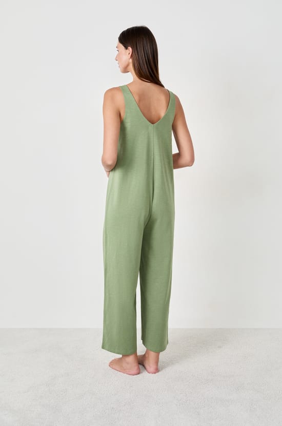 Combinaison de pyjama large en coton;${refinementColor}