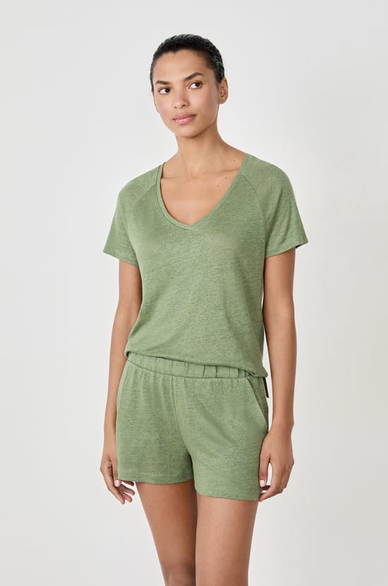 100% Linen Shorts  ;${refinementColor}