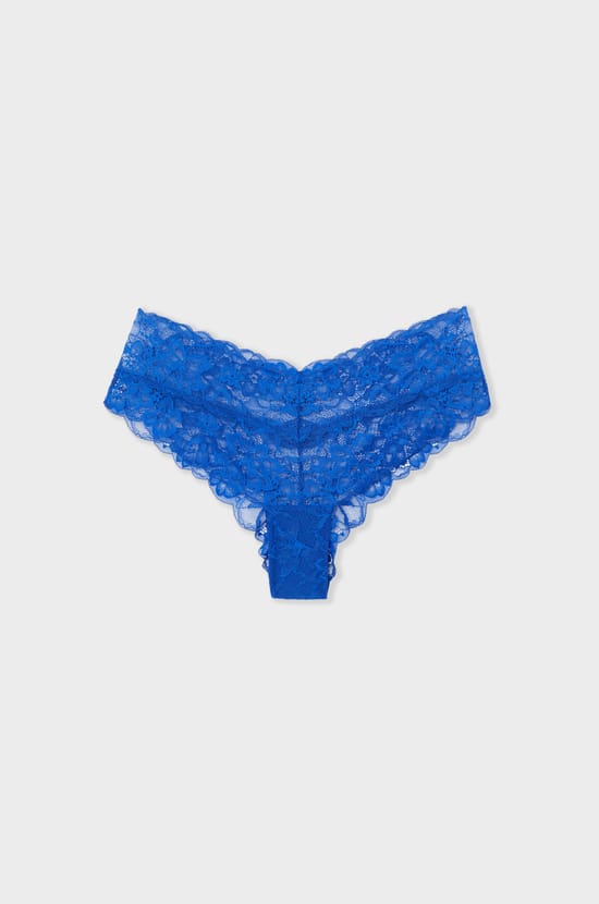 V-shape Lace Hipster;${refinementColor}
