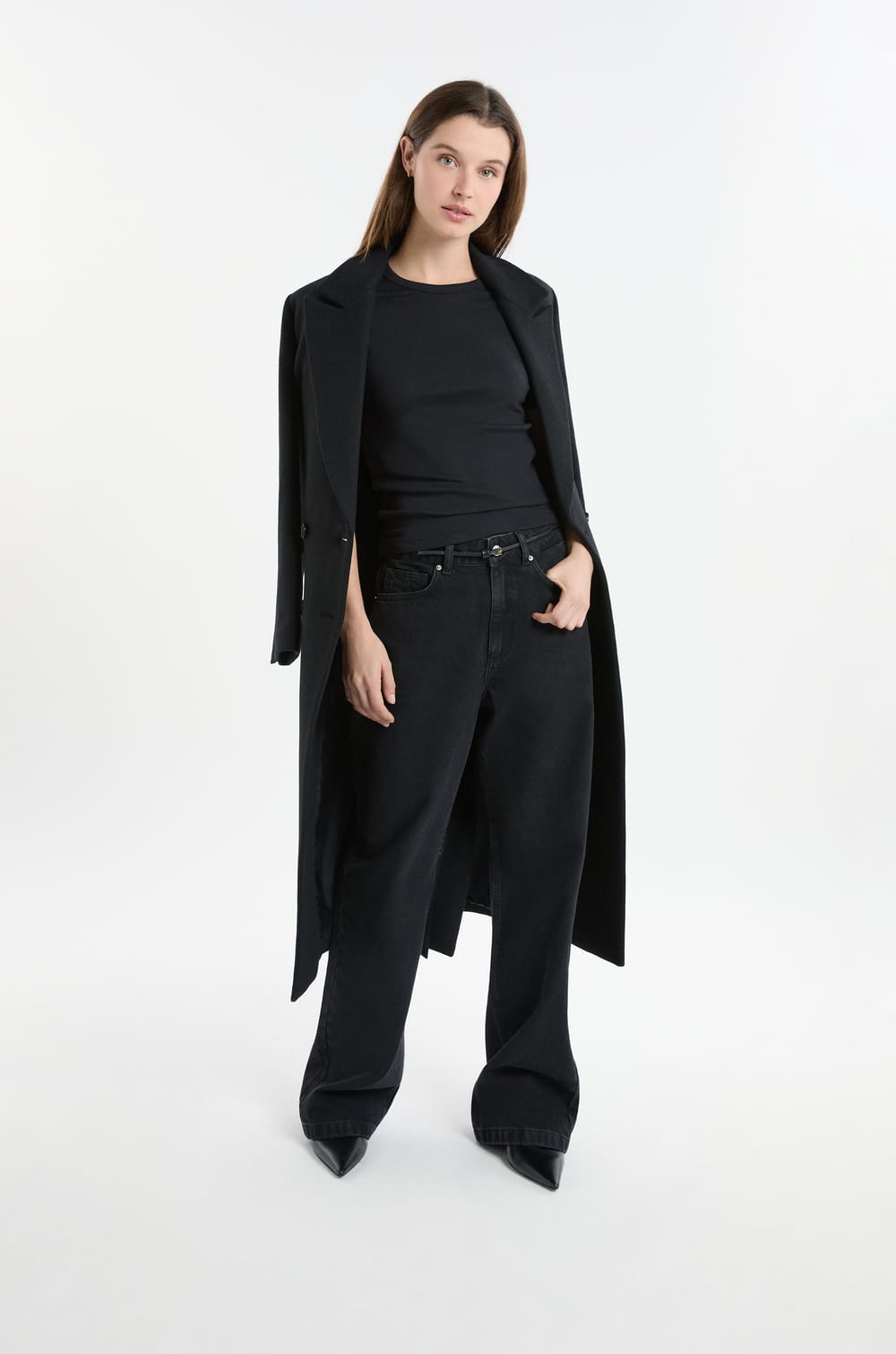 T-shirt manches courtes avec coton modal;${refinementColor}