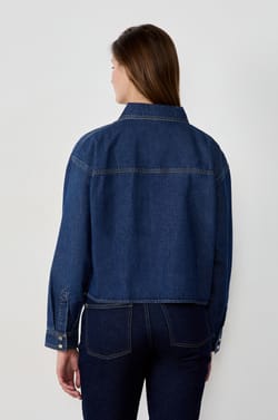 Chemise jean en coton;${refinementColor}