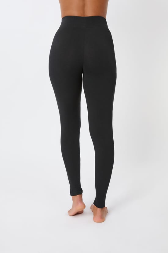 Legging uni en coton;${refinementColor}