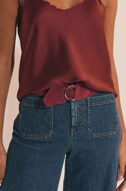 Ceinture en cuir;${refinementColor}