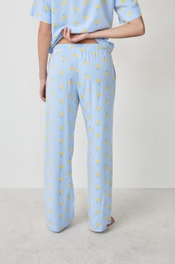 Pantalon de pyjama à imprimés;${refinementColor}
