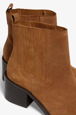 Suede Ankle Boots;${refinementColor}