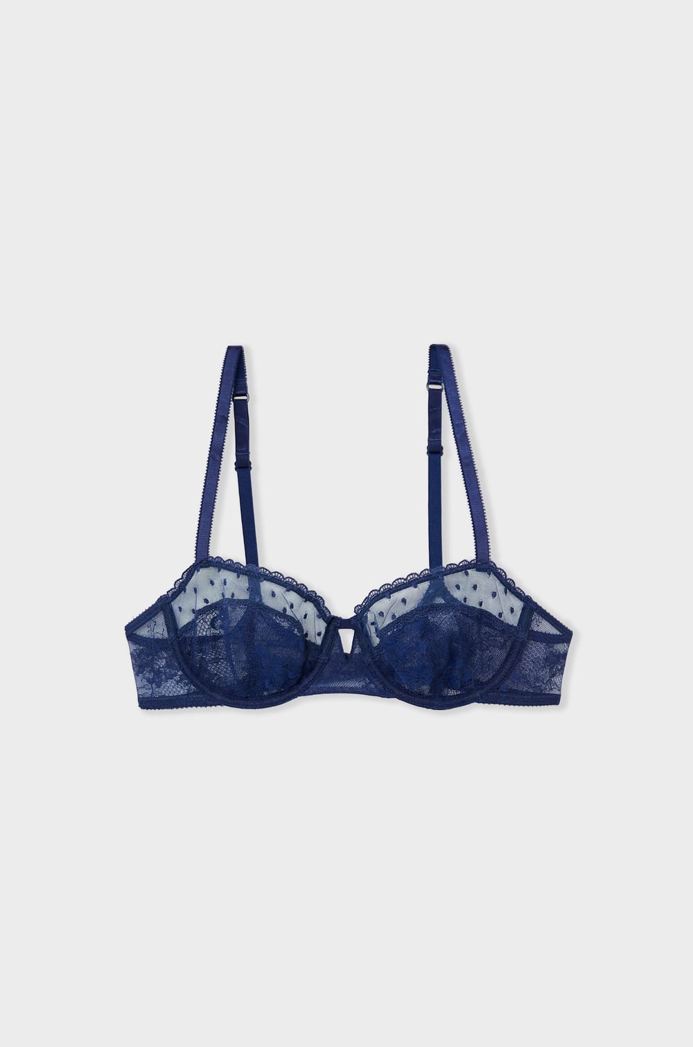 Bra N.9 - Balconette with Embroidery;${refinementColor}