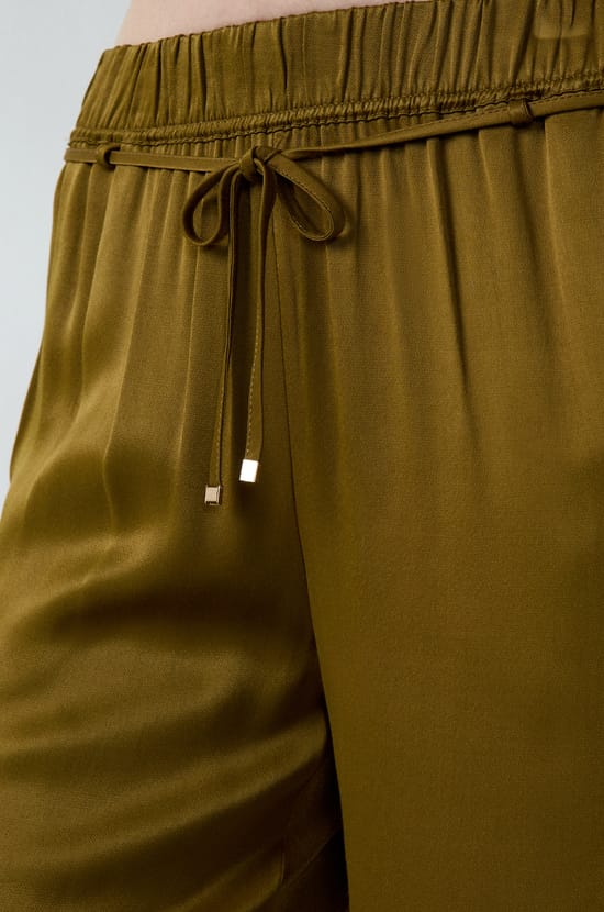 Pantalon de pyjama lisse;${refinementColor}