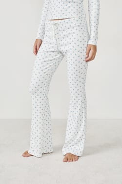 Pantalon de pyjama avec imprimé nœuds;${refinementColor}