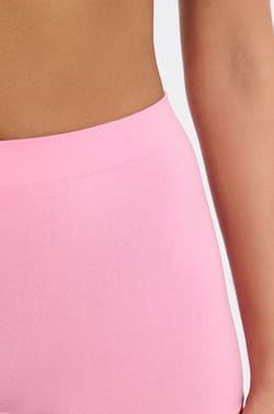 Short boyleg sans coutures avec coton;${refinementColor}