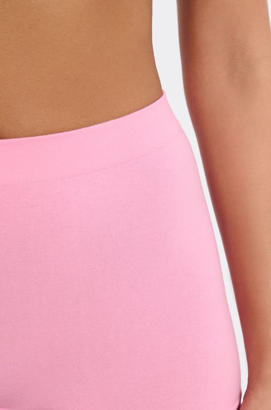 Short boyleg sans coutures avec coton;${refinementColor}