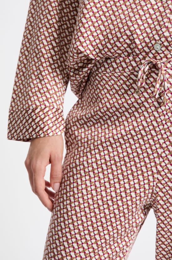 Pantalon de pyjama à motifs;${refinementColor}