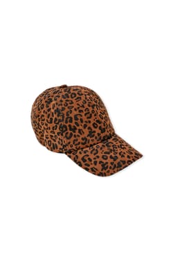 Casquette &agrave; motifs l&eacute;opard en coton;${refinementColor}