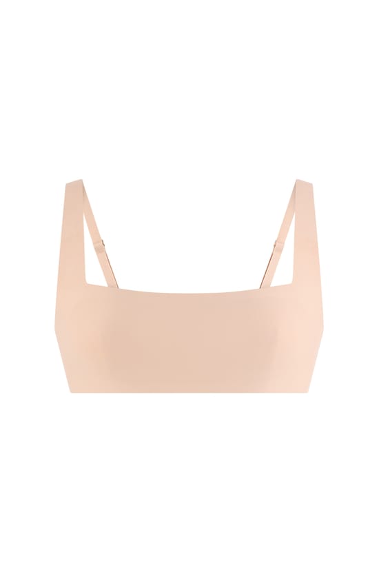 Bralette in Microfibre with Removable Pads;${refinementColor}