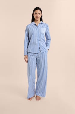 Pyjama-Hose mit Streifen;${refinementColor}