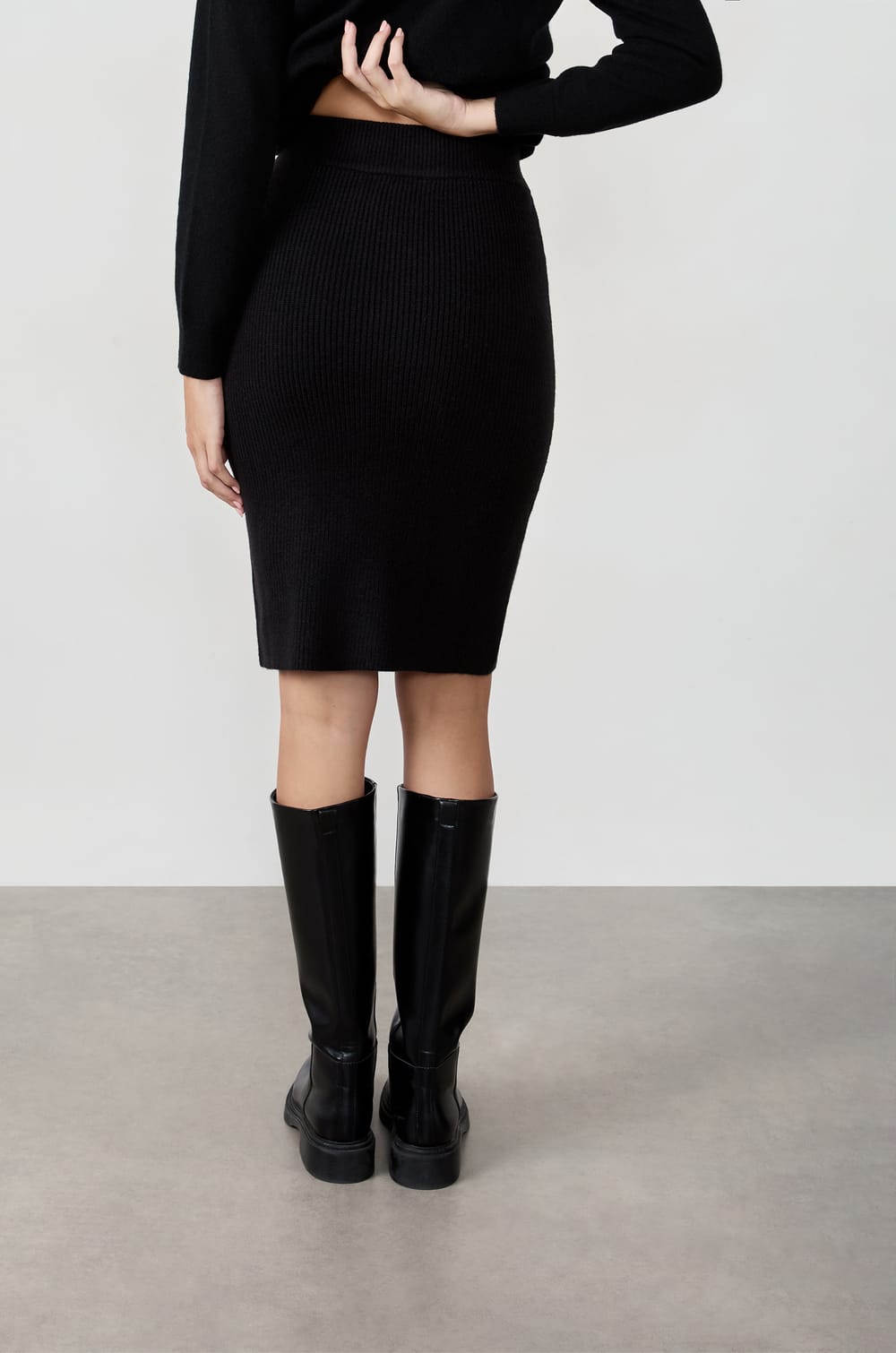 Jupe midi boutonn&eacute;e;${refinementColor}