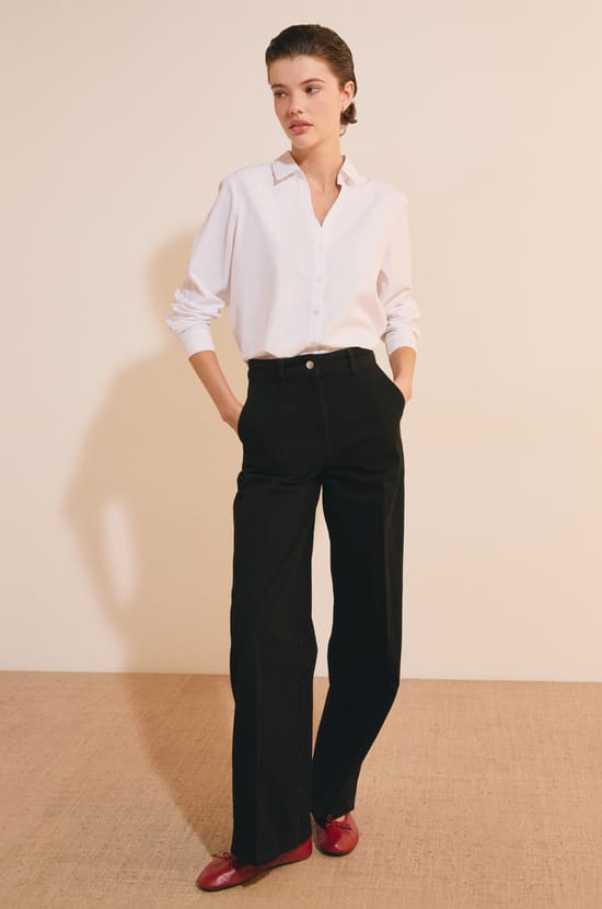 Long-sleeved cotton shirt;${refinementColor}